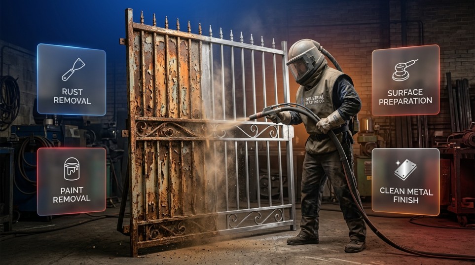 gate blasting